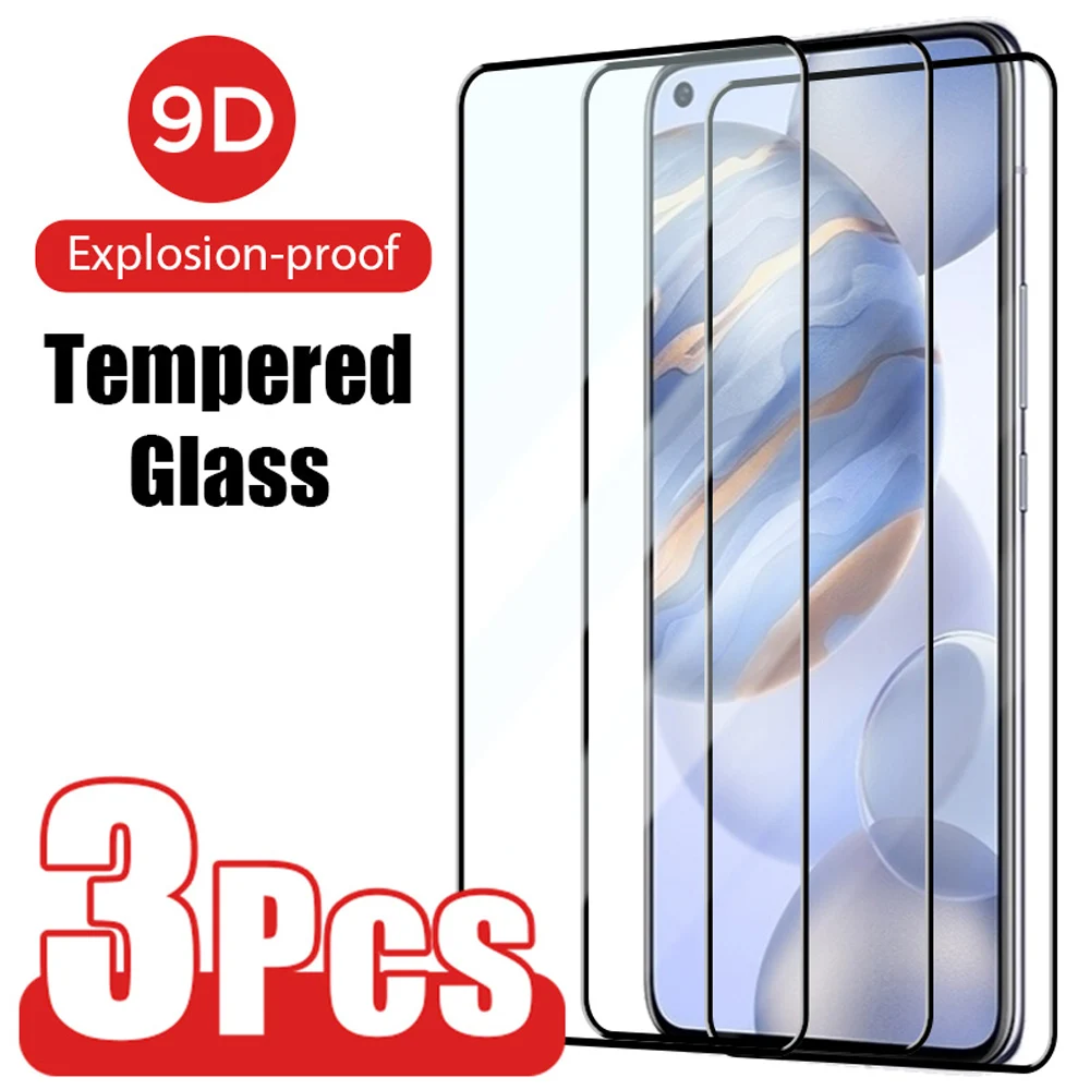 

Закаленное стекло с полным покрытием для Realme 7 6 Pro 6 7 5G 7i 5 3 2, Защитная пленка для экрана для Realme X2 Pro X3 X7 X50 5G XT, 3 шт.