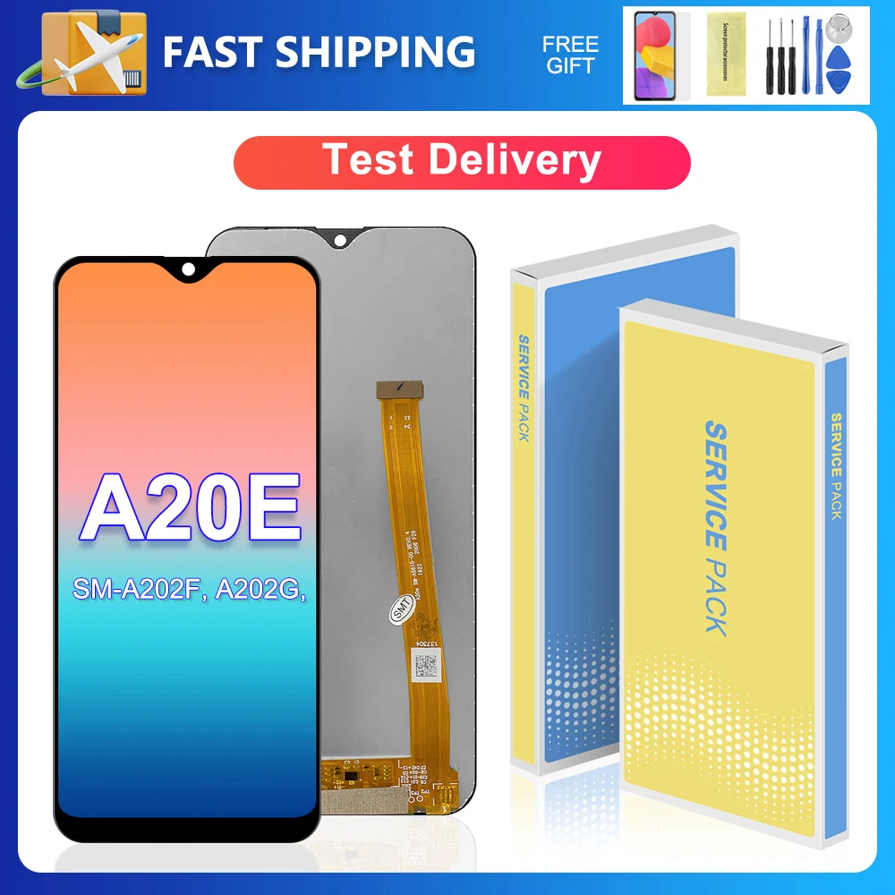 A20E для Samsung 5 8 ''для SM-A202F LCD дисплей сенсорный экран дигитайзер в сборе Замена