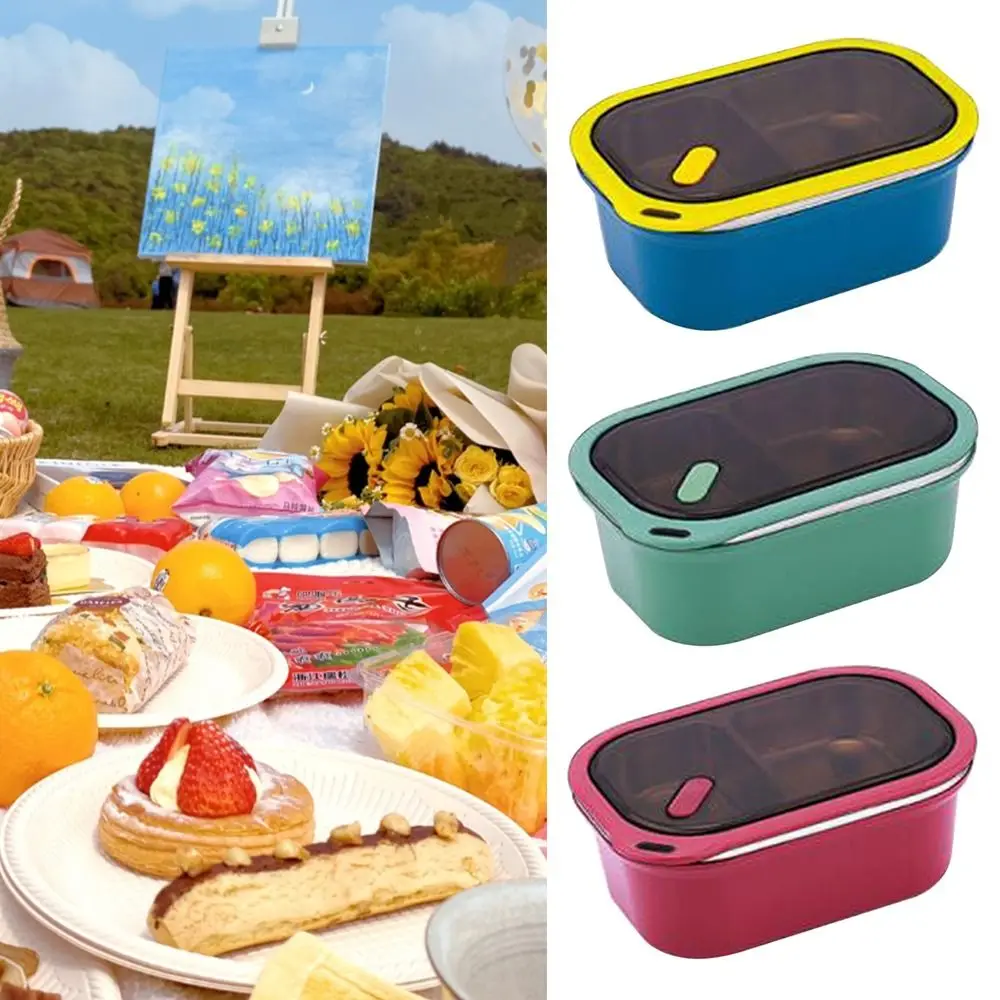 

Портативный герметичный для студентов, офисных работников, двухслойный контейнер для еды, коробка для бенто для детей