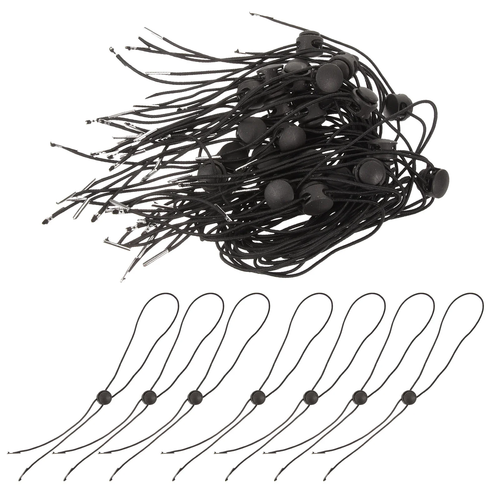 

30 Pcs Hats Adjustable Glasses Retainer Rope Anti-lost Strap Elastic Fabric Travel Clip Windproof Belt