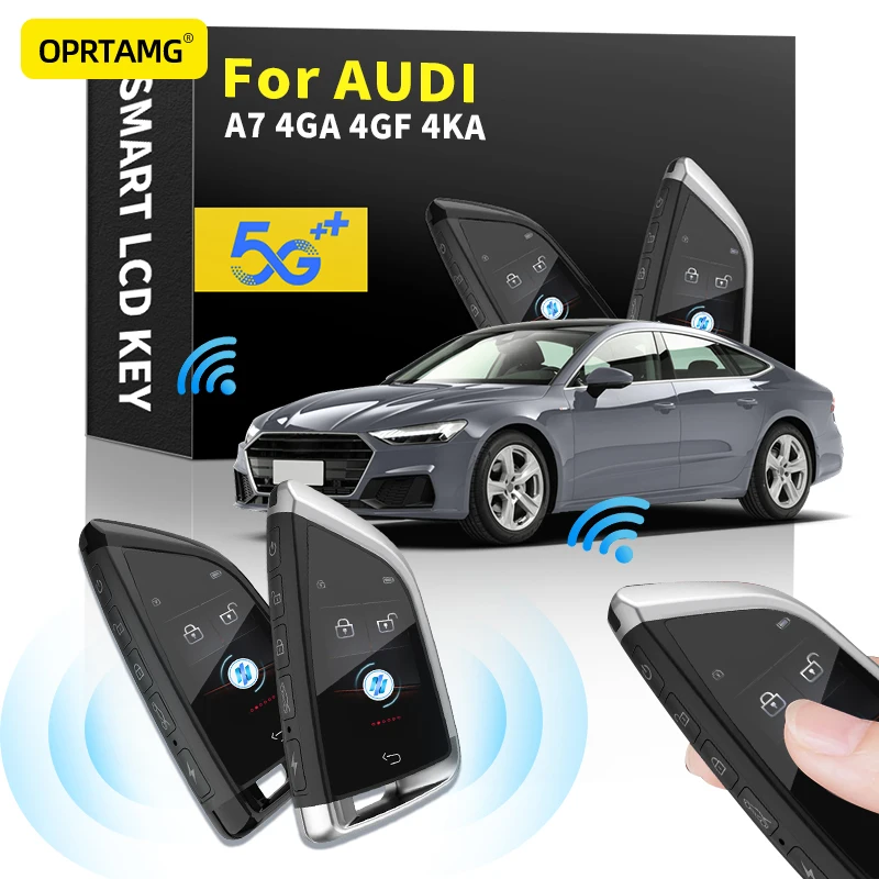 

Remote Key LCD Display Screen for keyless-go smart key vehicle For Audi A7 4GA 4GF 4KA 2000 2001-2018 2019 2020 2021 2022