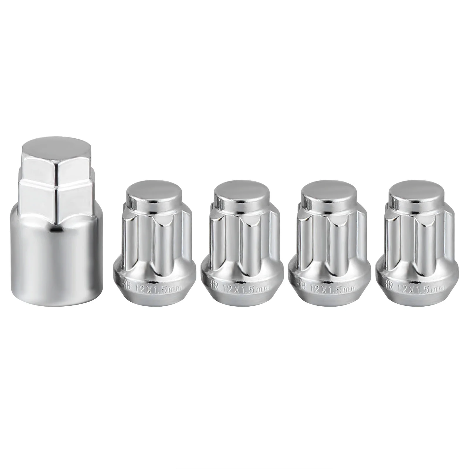 

Wheel Nut Lug Locks Acorn Nuts Lock End Lugnuts Bulge Closed Tapered Hex Replacement Conical Open Style Kit Car Anti Cone