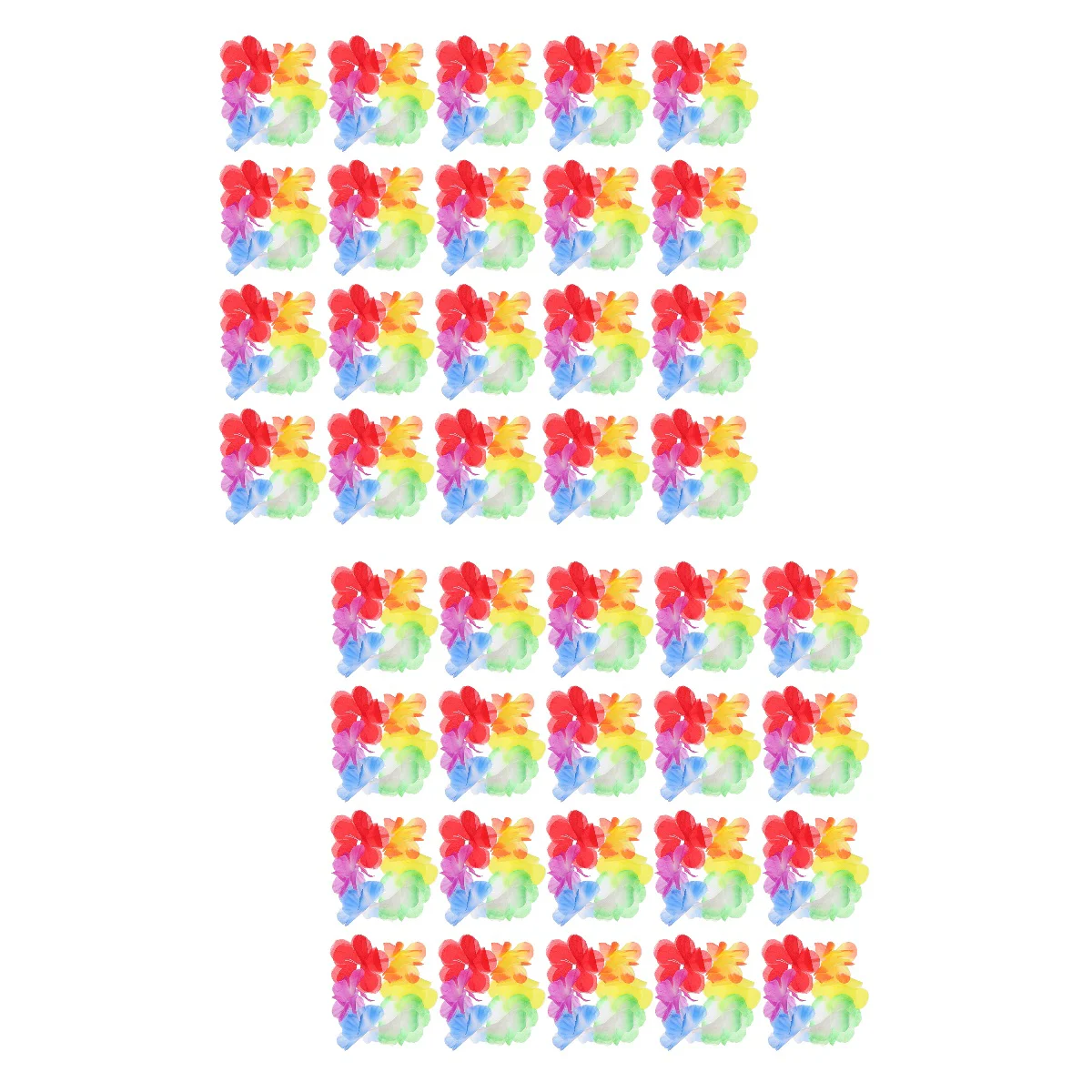 

Hawaiian Party Flower Garland Luau Wristband Leis Hand Bracelets Tropical Bracelet Favor Flowers Decorations Summer Beach Gift