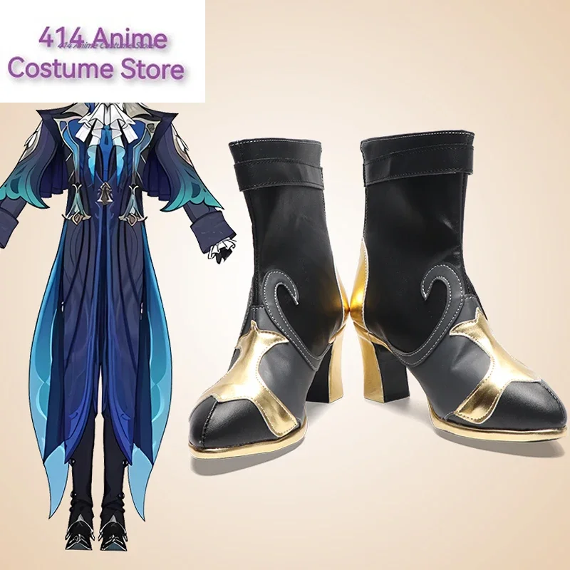 Новинка сапоги для косплея обувь Genshin Impact Neuvillette оригинальный реквизит Хэллоуина