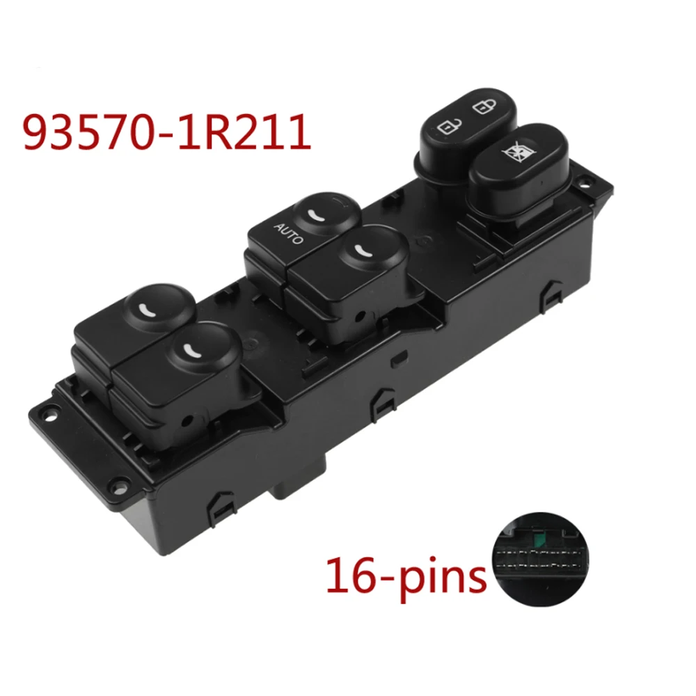 

New 93570-1R211 935701R211 Master Electric Power Window Driver Door Switch For Hyundai Accent 2015 2016 2017