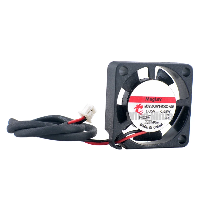 MC25060V1-000C-A99 Вентилятор 2 5 см 25 мм 25x25x6 DC5V 0 58 Вт 2-контактный микровентилятор