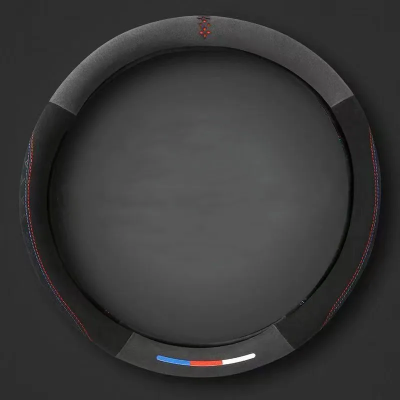 Чехол на руль автомобиля нескользящий Универсальный чехол из замши и кожи 37-38 см |