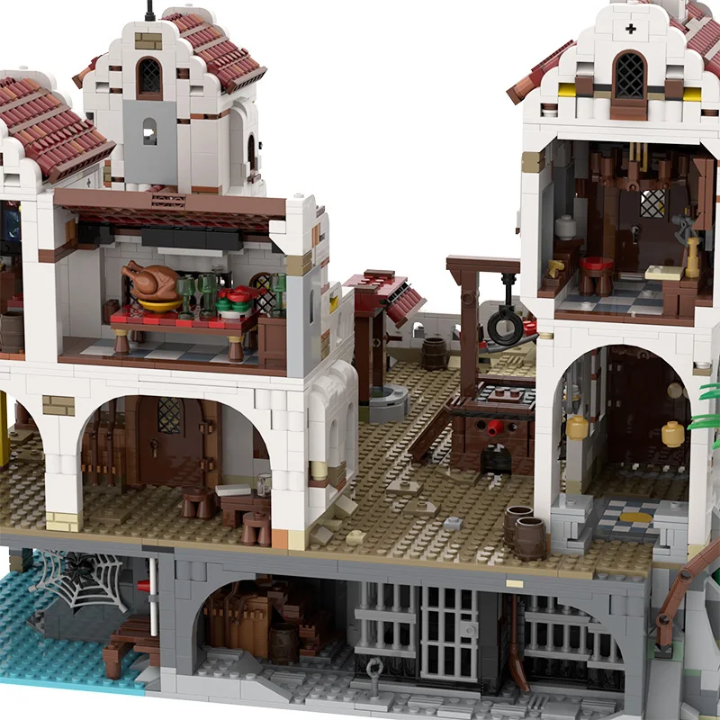 City Building Eldorado Fortress - Pirates Of Barracuda Bay For 49016 Pirate Theme Series Ideas Model Building Blocks Bricks Toys images - 6