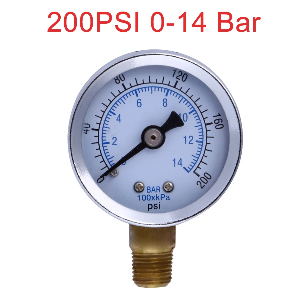 

3500/200 PSI цифровой манометр, циферблат, давление 0-14 бар, вакуумный манометр 3/4 NPT для водяного насоса, воздуха, газа, воды, топлива, жидкости