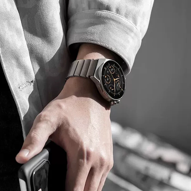 Titanium Strap for Huawei Watch GT3 /3 Pro 46mm Gt2 /2Pro Band Titanium Watchband for Huawei Wath 3 Pro New,22mm Fine Bracelet