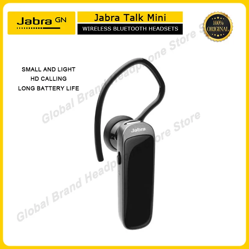 

Original Jabra Talk Mini Wireless Bluetooth Headset Business Hands Free Headphones HD Stereo Voice headphone