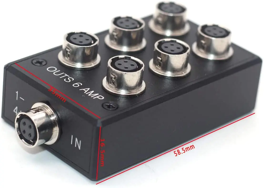 4-контактные выходы питания Hirose 6 AMP для звуковых устройств 688 633 Zoom F8 F4
