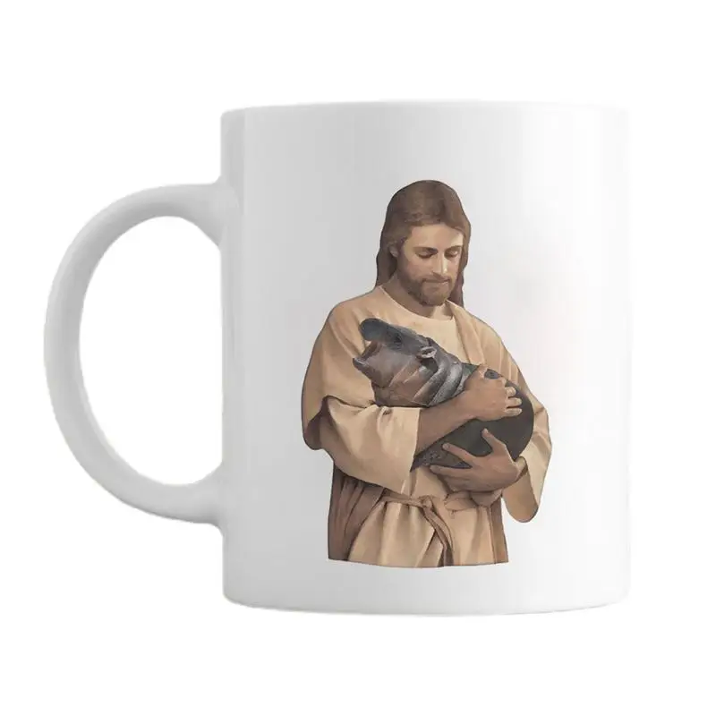 Кофейная кружка Бегемот милое зоопарковое животное 350 мл чашка для чая забавные