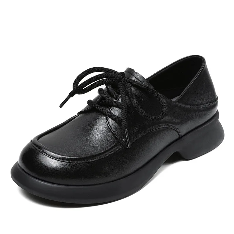 DRKANOL/2024 весенняя женская обувь из натуральной коровьей кожи удобные лоферы на