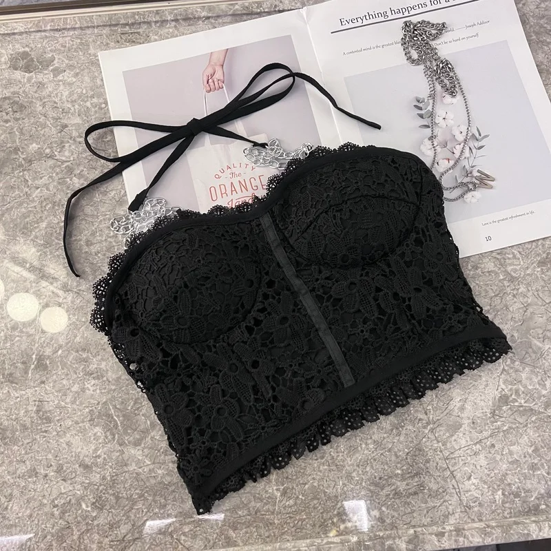 

Spaghetti Strap Tank Camis For Women Sexy Summer Drawstring Corset Crop Tops With Built in Bras Woman Tanks Camisoles Dropship