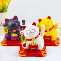 1pcs birthday gift checkout counter decor japanesechinese style wealth shaking hands lucky cat waving cat oranment