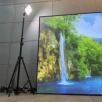 high brightness reflective projector screen thin bezel frame optical layer material with led strip light