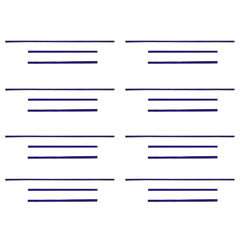 24Pcs Soft Plush Strips For Dyson V6 V7 V8 V10 V11 Vacuum Cleaner Roller Head Replacement Accessories Parts