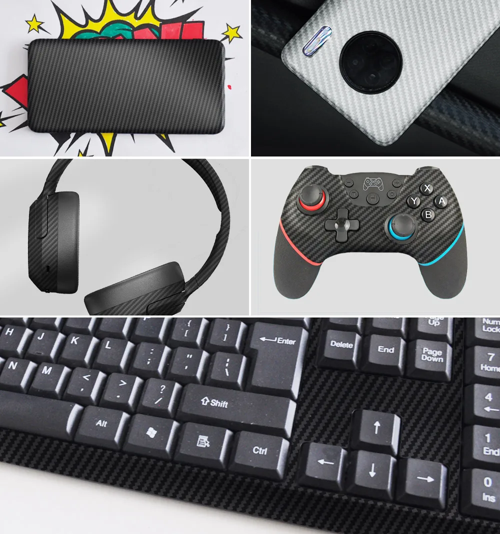 Цветная 3d-наклейка из углеродного волокна рулон пленки обмотка автомобиля