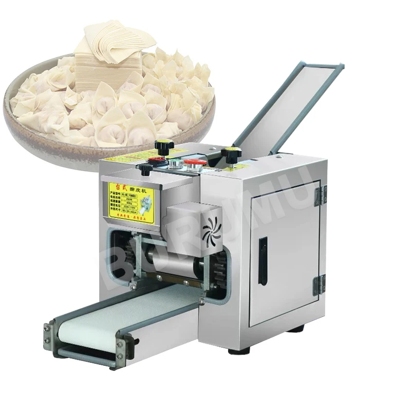 

Dumpling Skin Machine Dumpling Dough Wrapper Making Maker Automatic Wonton Dumpling Skin Press Gyoza Skin Machine