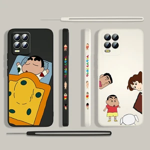 anime cute crayon shin chan for oppo realme 50i 50a 9i 8 pro find x3 lite gt master a9 2020 liquid left rope phone case capa free global shipping