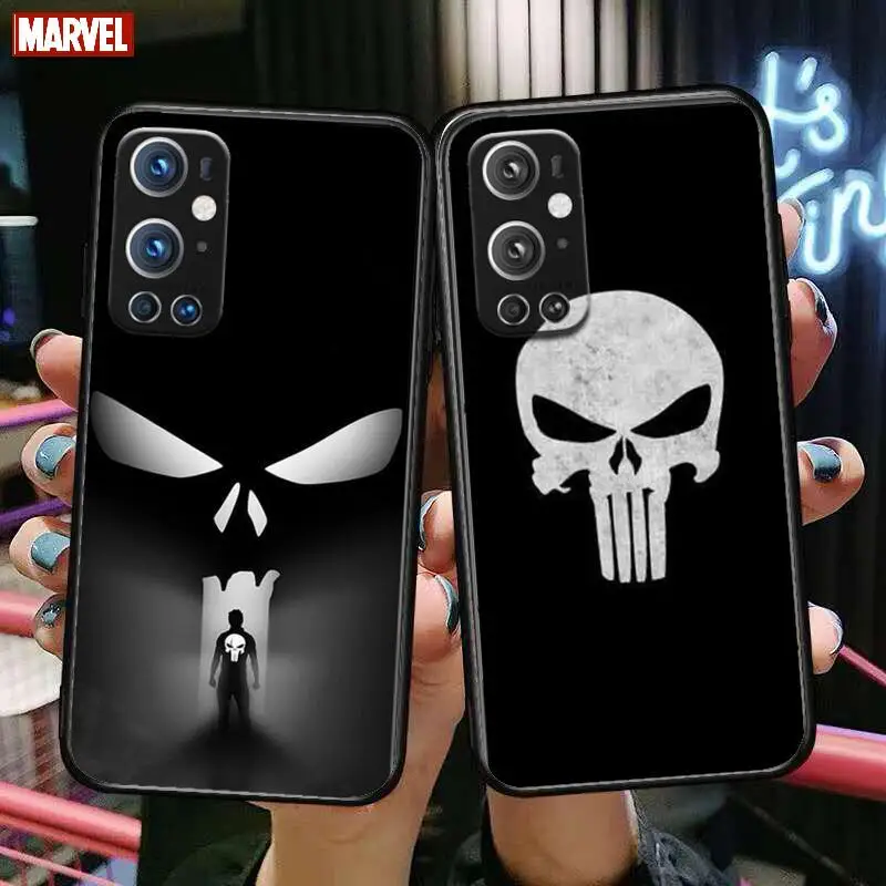 

Marvel Punisher black For OnePlus Nord N100 N10 5G 9 8 Pro 7 7Pro Case Phone Cover For OnePlus 7 Pro 1+7T 6T 5T 3T Case