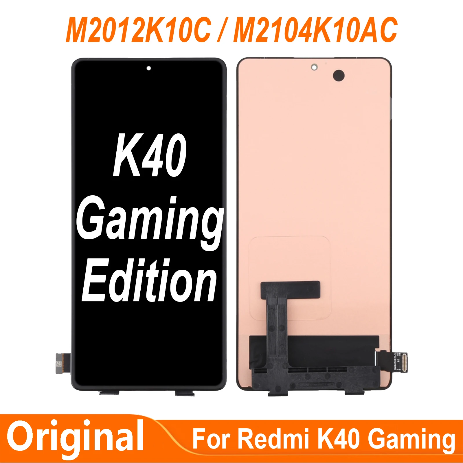 Original For Xiaomi Redmi K40 Gaming Edition M2012K10C M2104K10AC LCD Display Touch Screen Digitizer For RedmiK40 Gaming LCD
