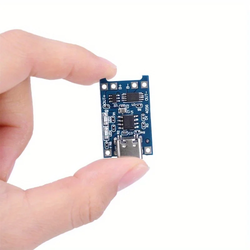 TP4056 Зарядный модуль с защитой аккумулятора 18650 BMS 5 В Тип C 1A USB Зарядная плата для