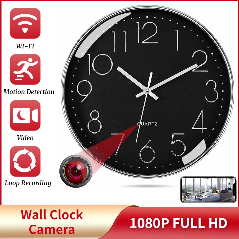 

Мини-камера видеонаблюдения Full HD, 1080P, Wi-Fi