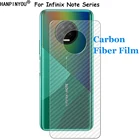 Прозрачная задняя защитная пленка из углеродного волокна для Infinix Note 7 Note7 8 8i Lite 10 11 11s 11i Pro NFC 3D