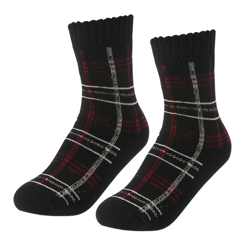 

Vintage Wool Socks 1 Pair Classic Strip Design Style Warm Sock Fashion Sock