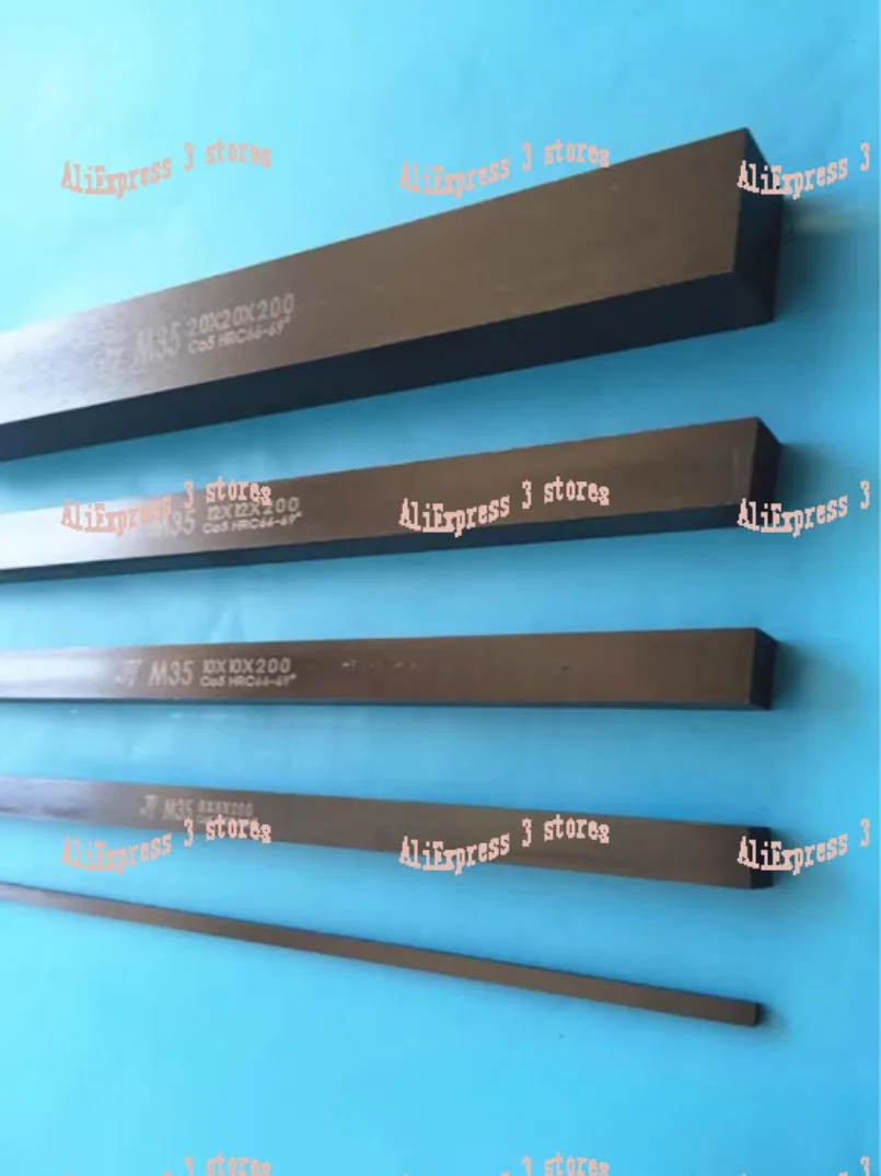 Super twarda tokarka CNC HSS do cięcia kwadratowego Bity 3 mm x 200 Wytaczadło ze stali szybkotnącej Frez muchowy