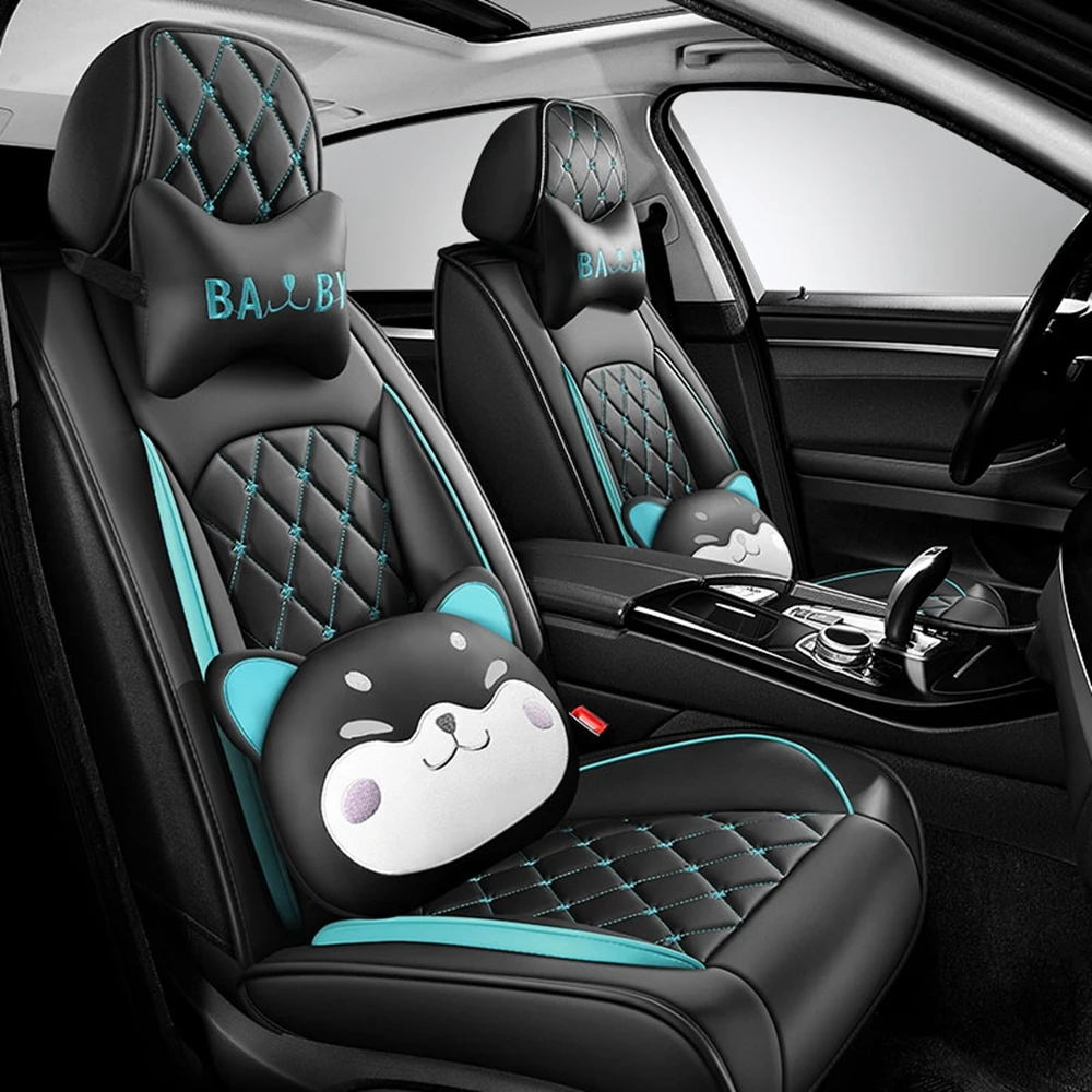 

5 Seat Leather Car Seat Cover for Renault Clio Duster Espace Fluence Kadjar Kangoo Koleos Laguna Latitude Logan Sandero Talisman