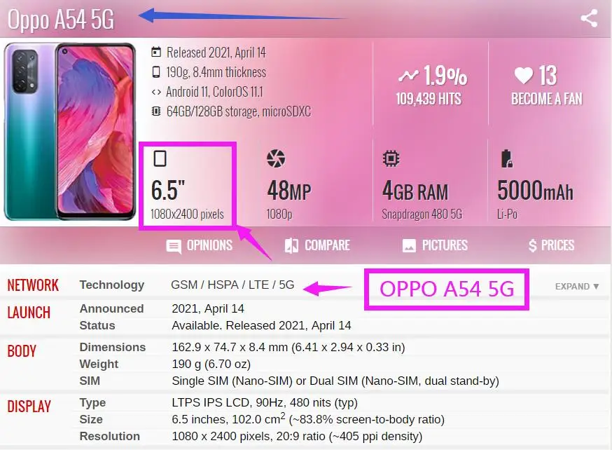 Для 6.5 IPS OPPO A74 5G CPH2197 CPH2263/ A54 CPH2195 ЖК-дисплей сенсорный дигитайзер экран в сборе