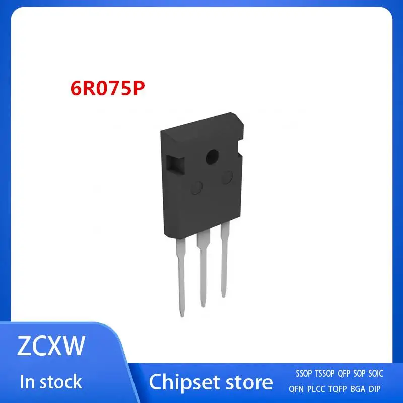 

10 шт., транзистор IPW60R075CP 6R075P TO-247 39A 600V MOSFET