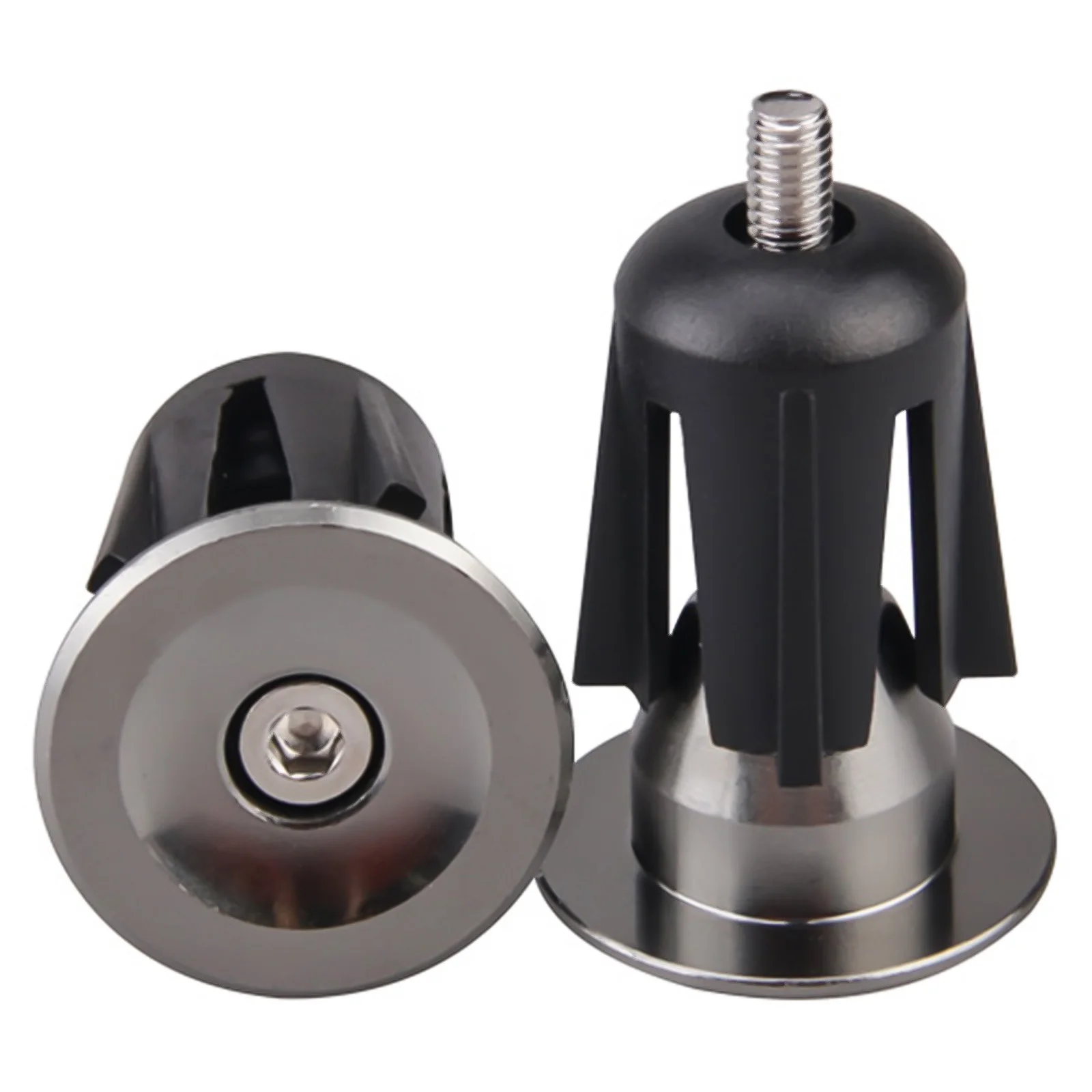

2pcs Mountain Bike Aluminum Grip Plugs 15-23.5mm Bicycle Expansion Lock Aluminum Alloy Handlebar Bicycle Accessories