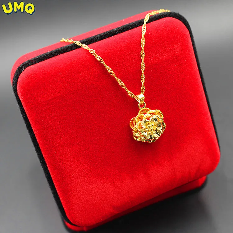 

New Vietnam Shajin Jewelry Necklace Women's Accessories European Dollar Necklace Simple Korean Jewelry