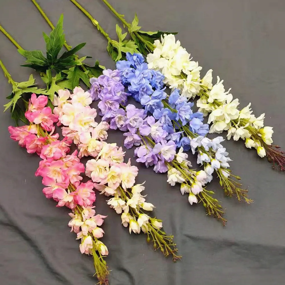 Искусственная цветочная ветка Larkspur 100 см