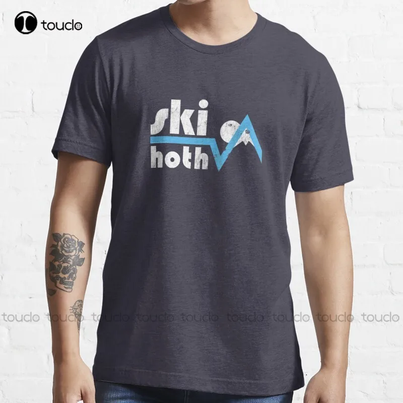 

New Ski Hoth T-Shirt Cotton Tee Shirt S-5Xl Unisex mens pink shirt
