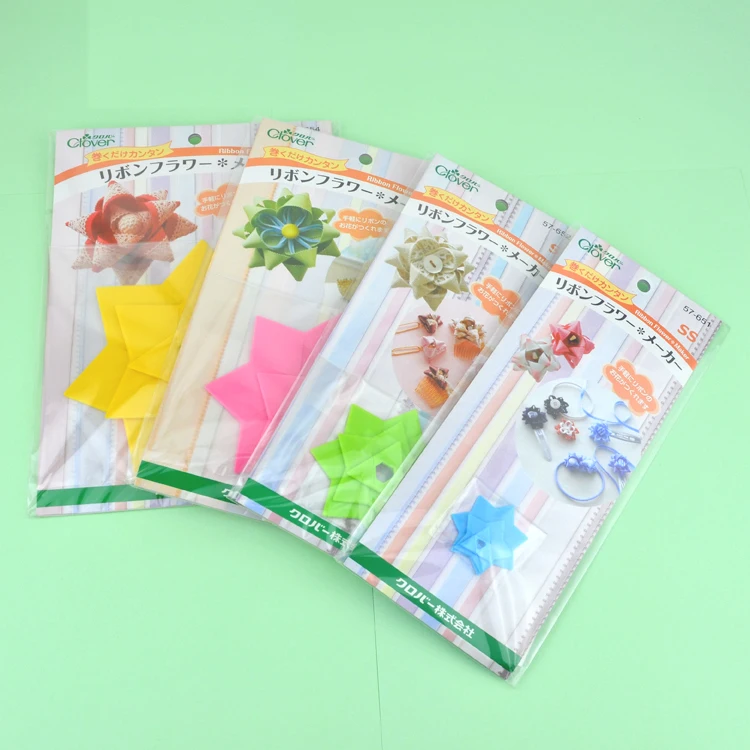 Фото Japan Clover YOYO flower Template 13 for Fabric art  DIY 1 order=1pc №1