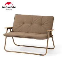 네이처하이크 더블 의자 커버 기계, 세탁 가능한 따뜻한 시트 커버, 면 의자 커버, 야외 휴대용 접이식 캠핑 의자