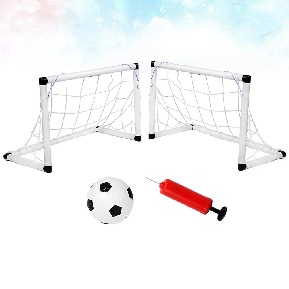 

Collapsible Soccer Goal Kids Football Training Inflator Home Field Parent-child