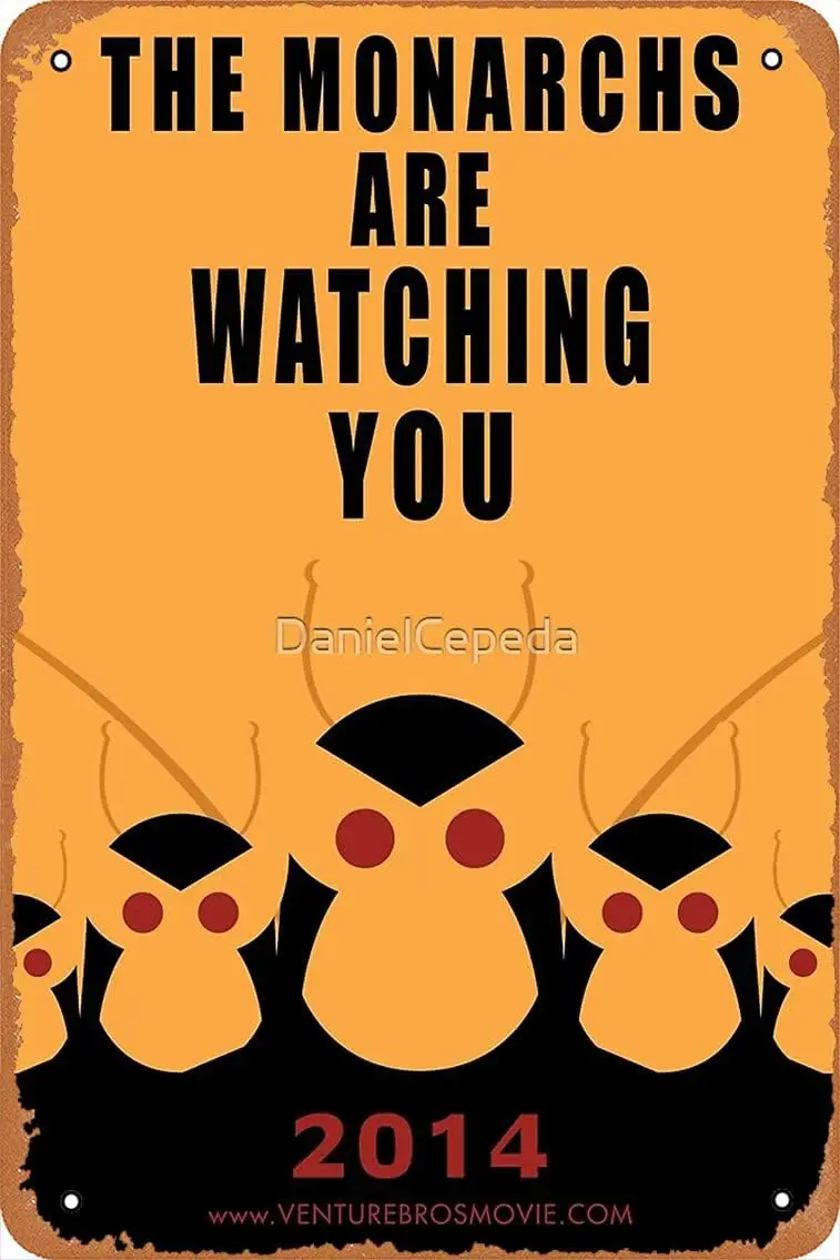 Металлический знак-Venture Bros 1984 оловянный постер 12X8 дюймов