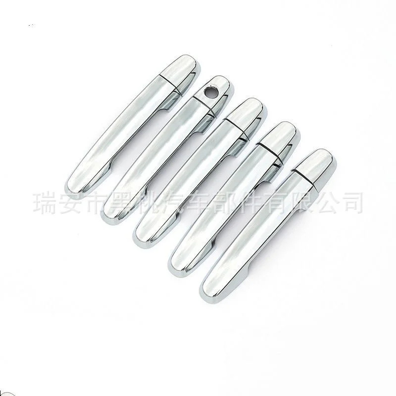

For TOYOTA For RAV4 2003 2004 2005 2006 2007 2008 1set Silver Chrome Outer Door Handles Cover Frame Trim Sticker Pull Doorknob