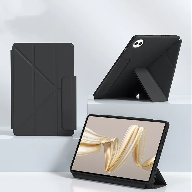 Фото Чехол-подставка Y-Fold для Honor Pad 10 X10 Pro 11.5 дюймов 2025, ударопрочный, умный, кожаный чехол для планшета №3