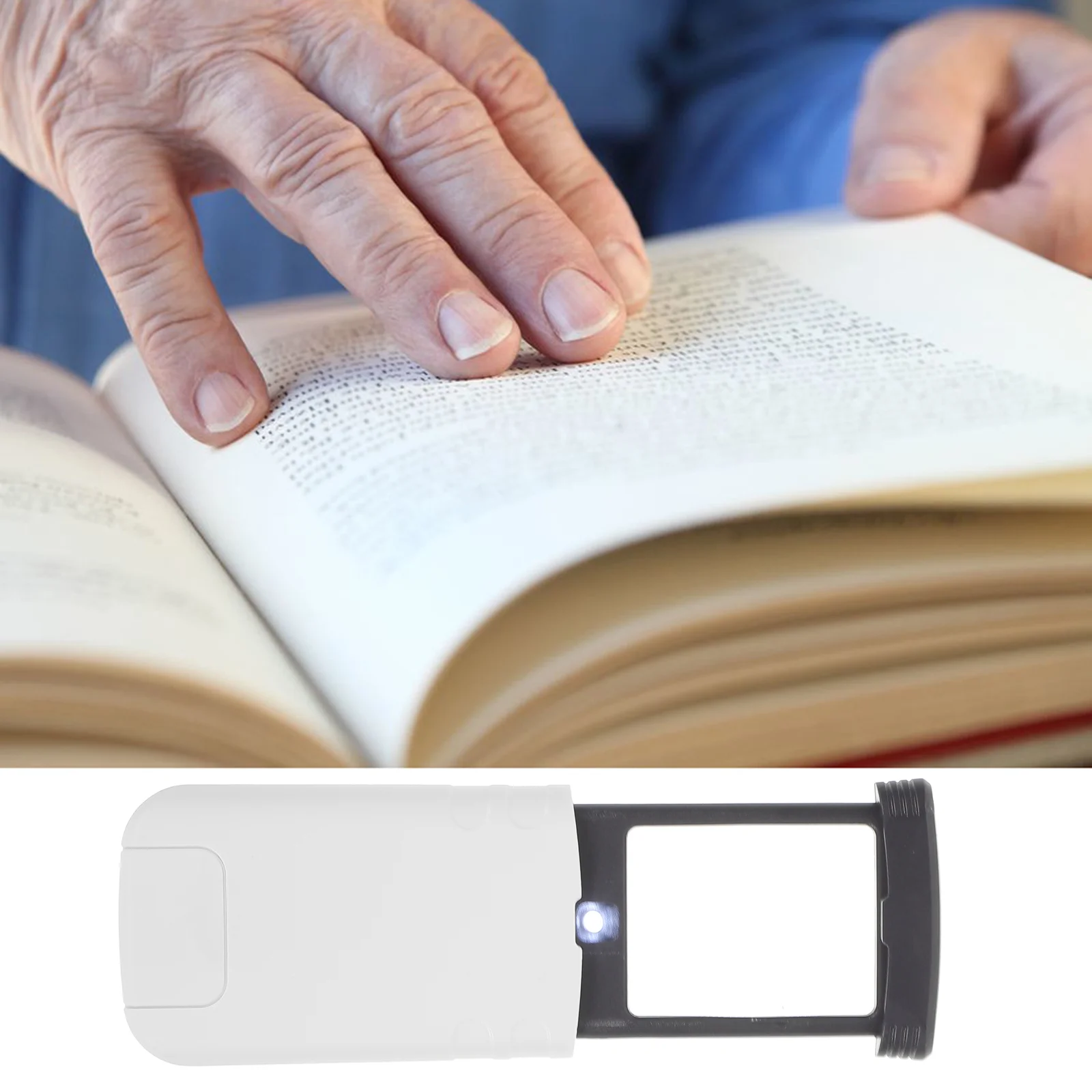 

Magnifying Glass with LED Light Handheld Magnifier Elderly Reading Magnifying Glass