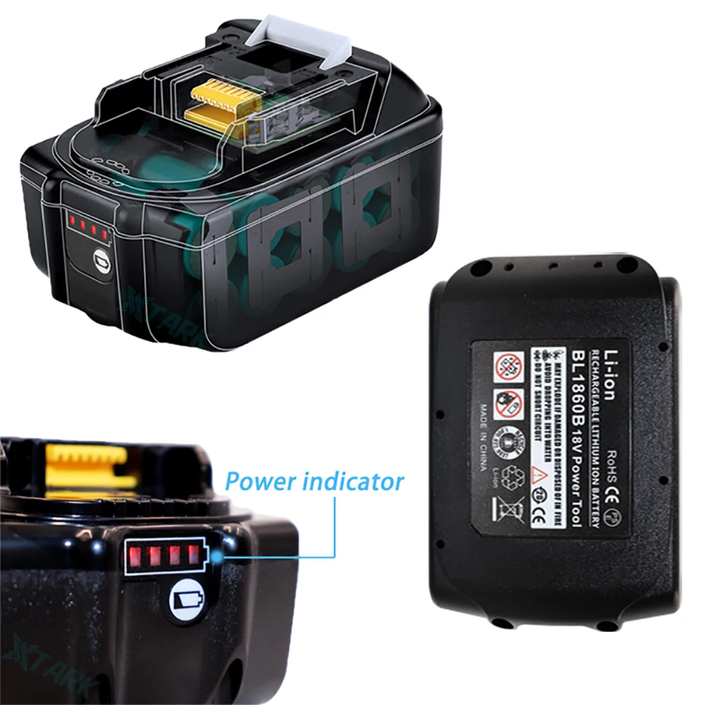18 V 6.0 8.0Ah akumulator bateria do narzędzi Makita elektronarzędzia z LED Li-ion wymiana LXT BL1860 1850 18 v 9 A 6000mAh 5 18 V 6.0 8.0Ah akumulator bateria do narzędzi Makita elektronarzędzia z LED Li-ion wymiana LXT BL1860 1850 18 v 9 A 6000mAh 5