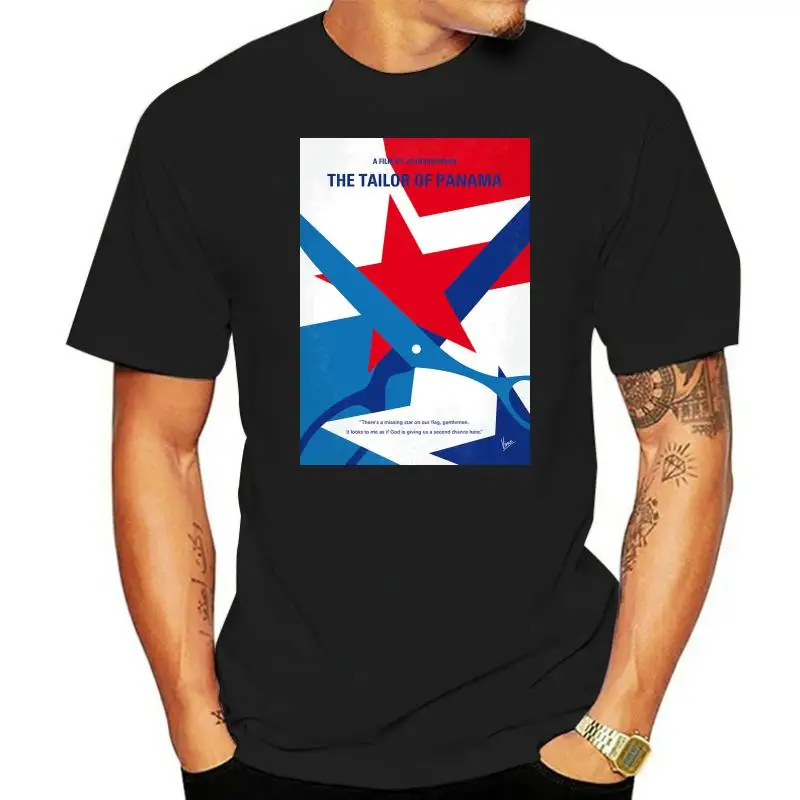 

Мужская футболка портной Панамы, минималистичный постер фильма, футболка, женская футболка