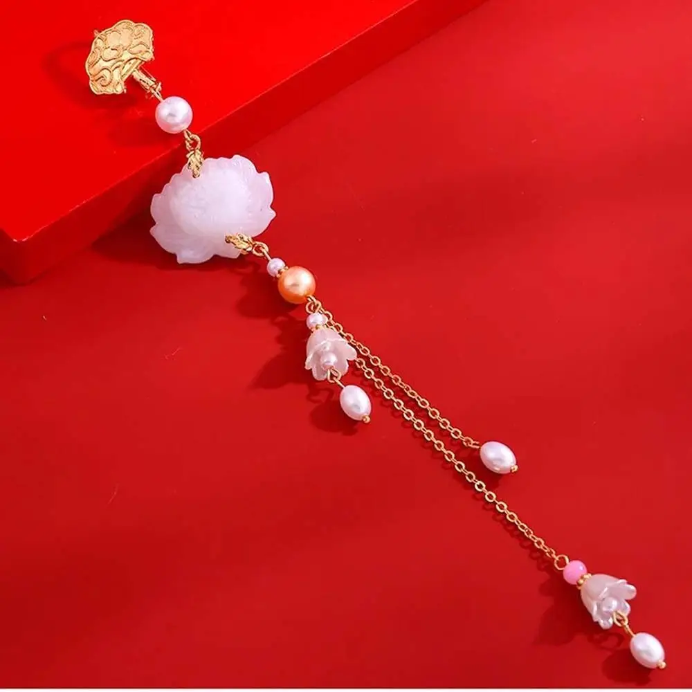 Длинная висячая кисточка женский орнамент ханьфу Cheongsam прессованный лацкан