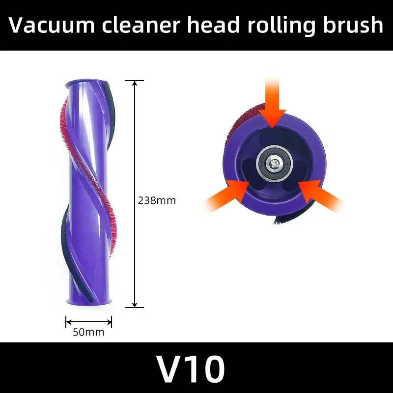 

Для Dyson V6 V8 V10 V11 беспроводной пылесос, сменная щетка, электрическая насадка, роликовая щетка, рулон щетки